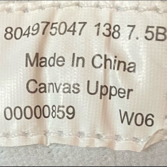 Ralph Lauren Polo  Shoes White Canvas Sz 7.5B - Picture 8 of 9